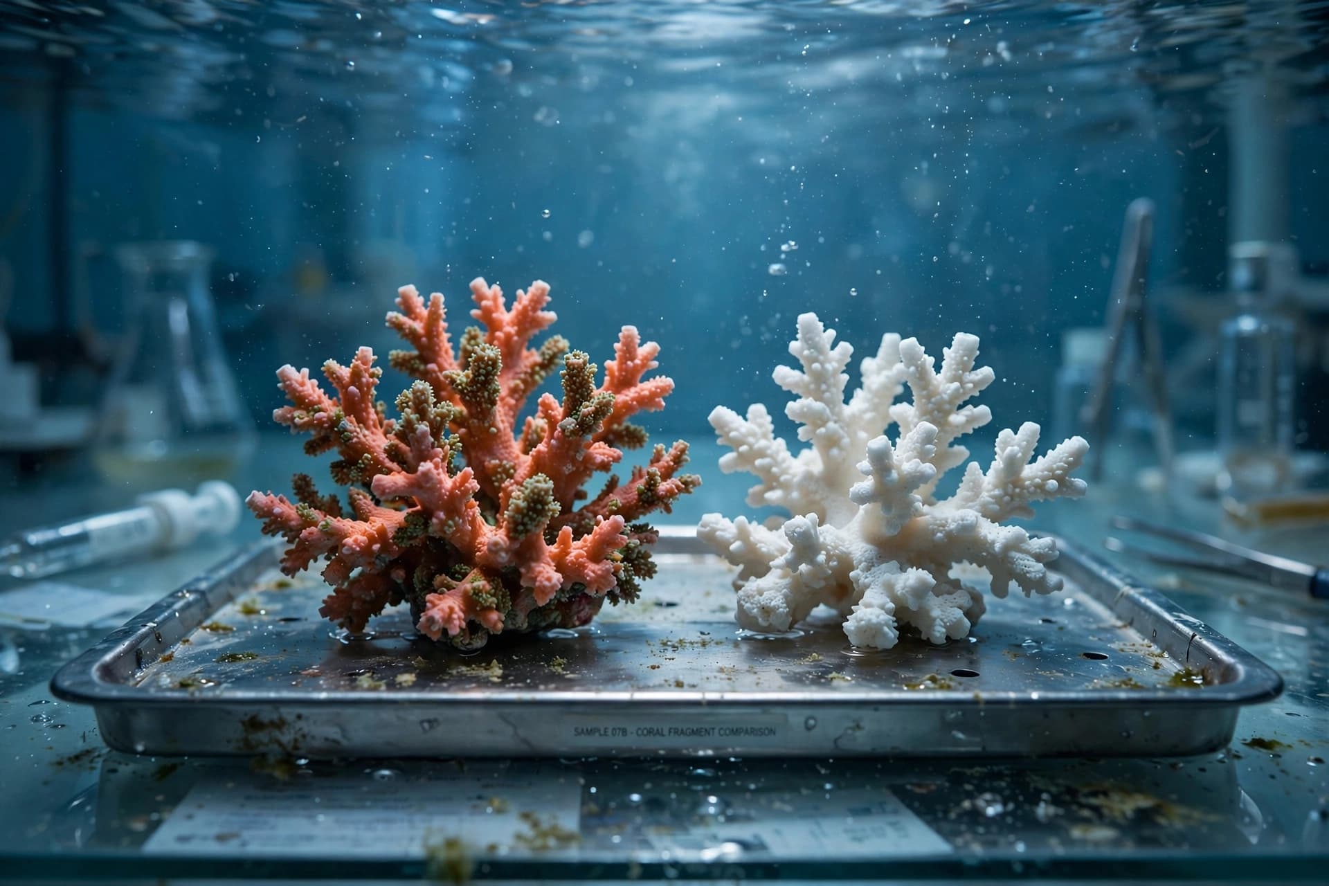 When Healthy Coral Reaches Out, the Bleached One Comes Back to Life