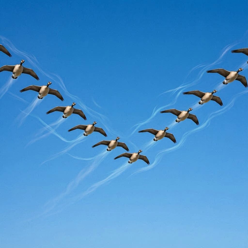 The Power of Unity: How V Formations Save Bird Energy