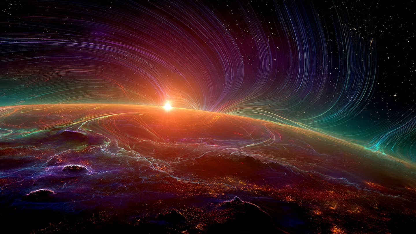 Between light-years and physics, a planet speaks through magnetism