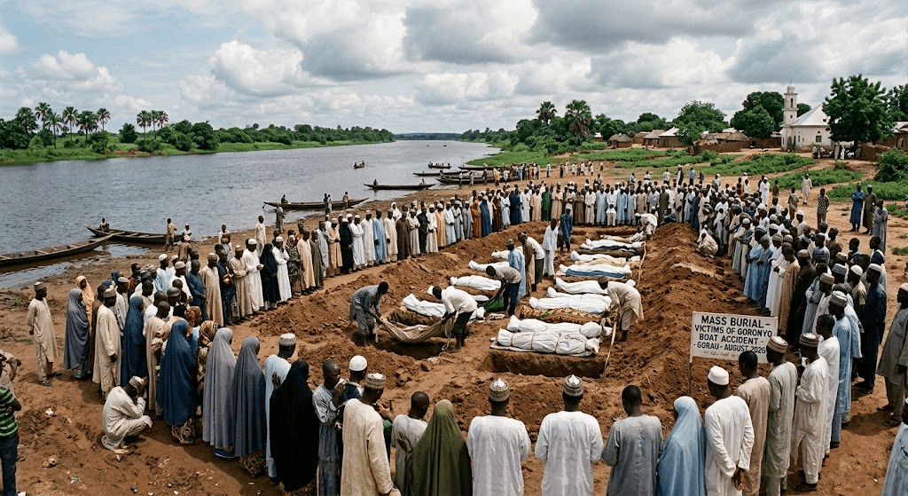 River Tragedy: At Least 52 Victims Buried After Devastating Boat Disaster in Goronyo