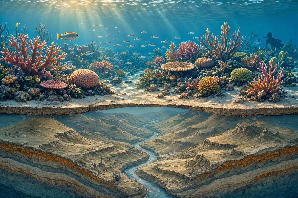 Echoes of the Ice Age: The Hidden Topography Below