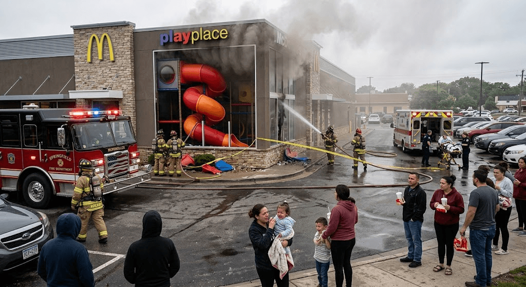 Flames in the PlayPlace: Fire Breaks Out at Local McDonald’s