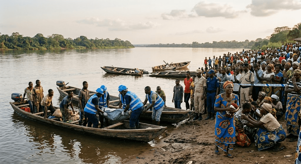 Tragedy in DR Congo: At Least 20 Drown After Boat Carrying Students Sinks After Exams