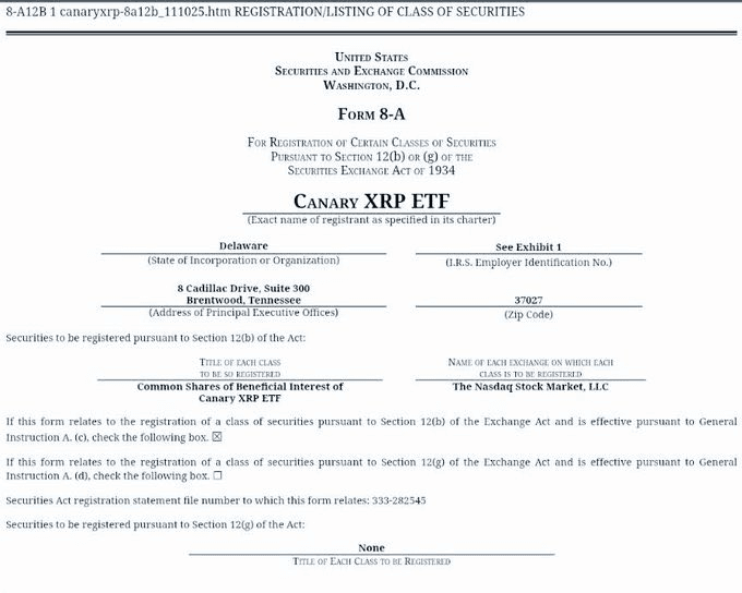 Major XRP Breakthrough: The First-Ever U.S. Spot XRP ETF Approved!