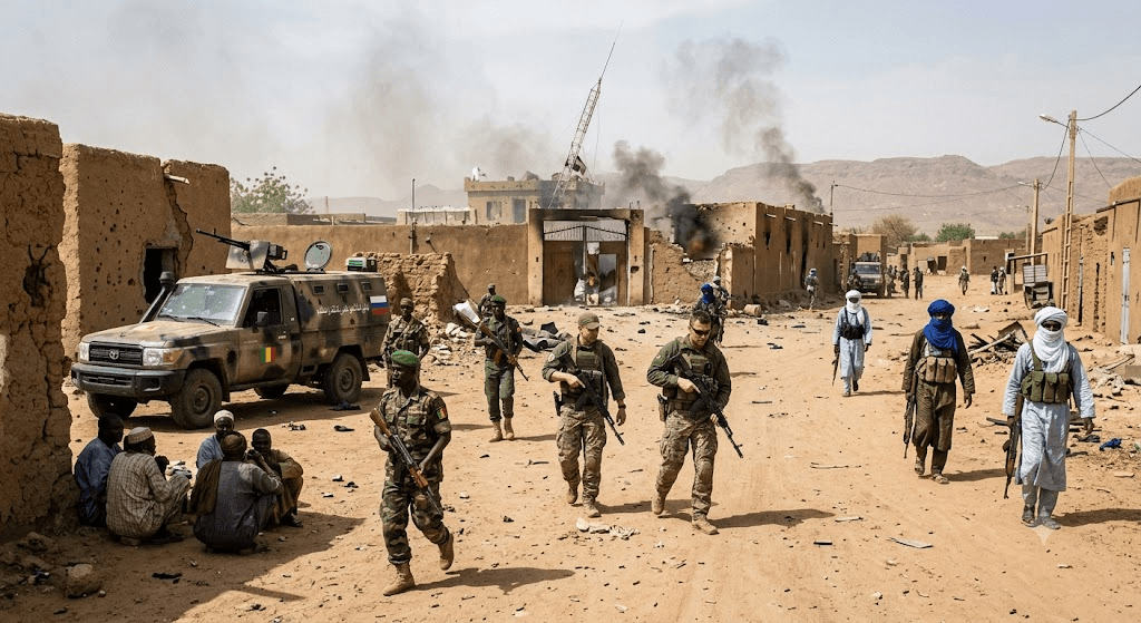 Mali Under Fire: Tuareg-Led Insurgents Launch Coordinated Strikes on Russian-Backed Strongholds