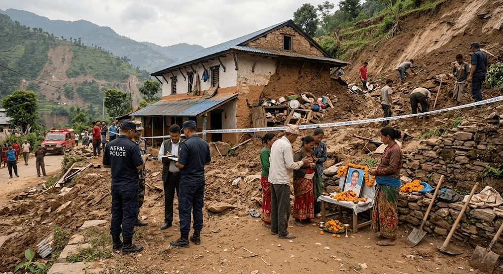 59-Year-Old Man Killed as Heavy Rain Triggers Deadly Landslide in Baglung