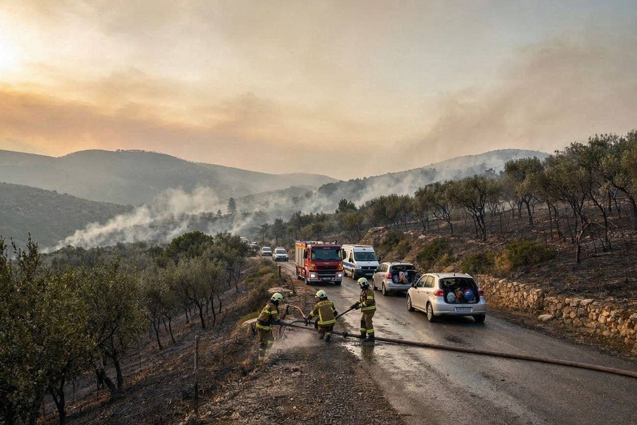 When the Flames Rose, Crete Faced a Test of Courage and Resilience