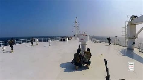 Iranian-Backed Houthis Kill 6 in Attack on Vessel as Middle East Tensions Escalate