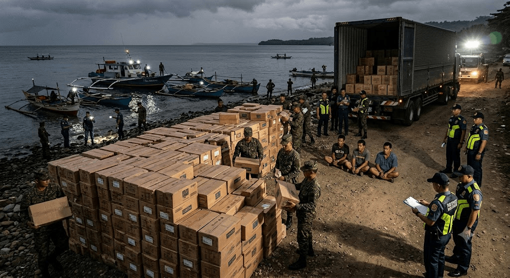 Massive Smuggling Blow: Government Forces Seize P106M in Contraband Cigarettes in Zamboanga del Sur