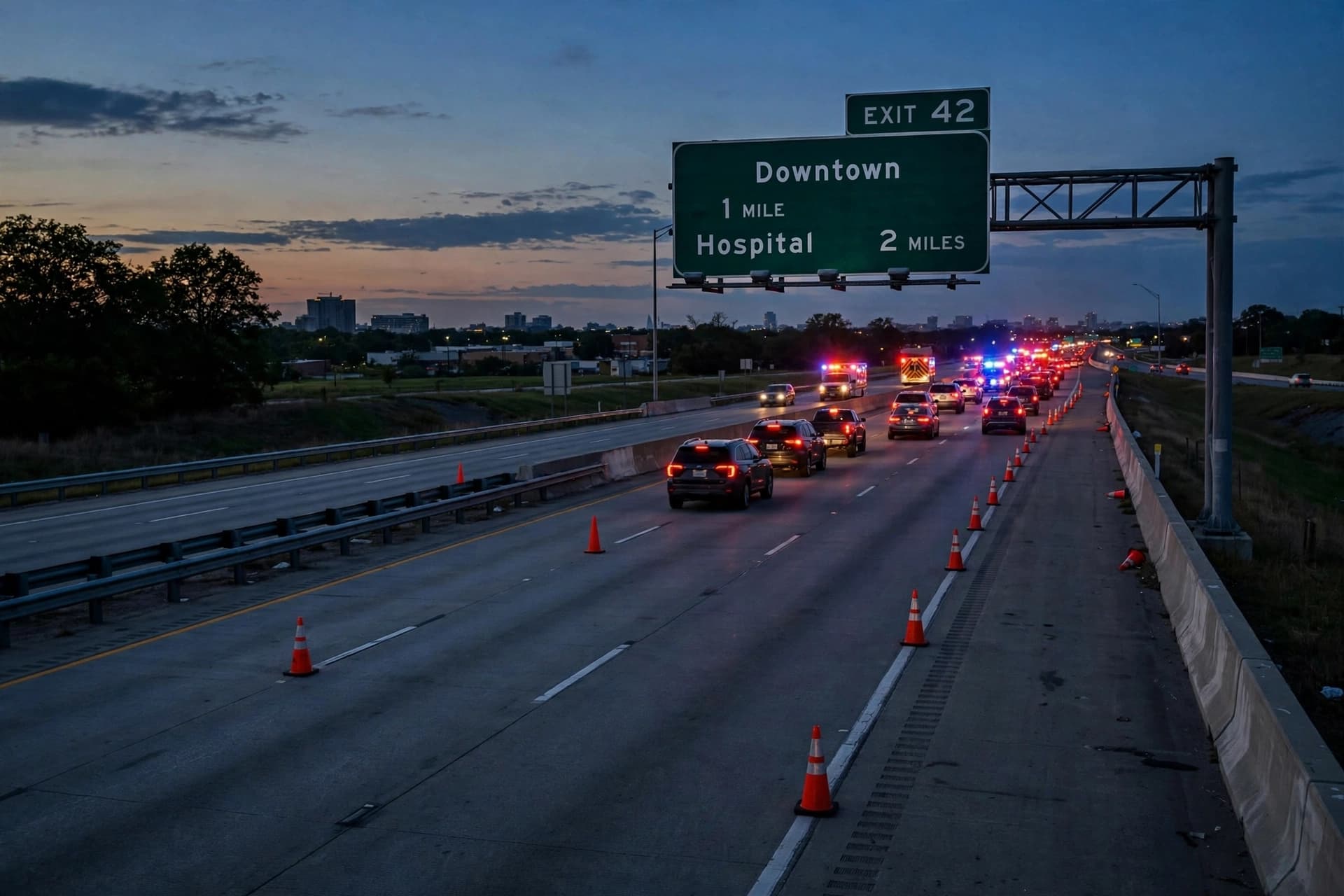 When the Highway Pauses, Grief Takes Its Place