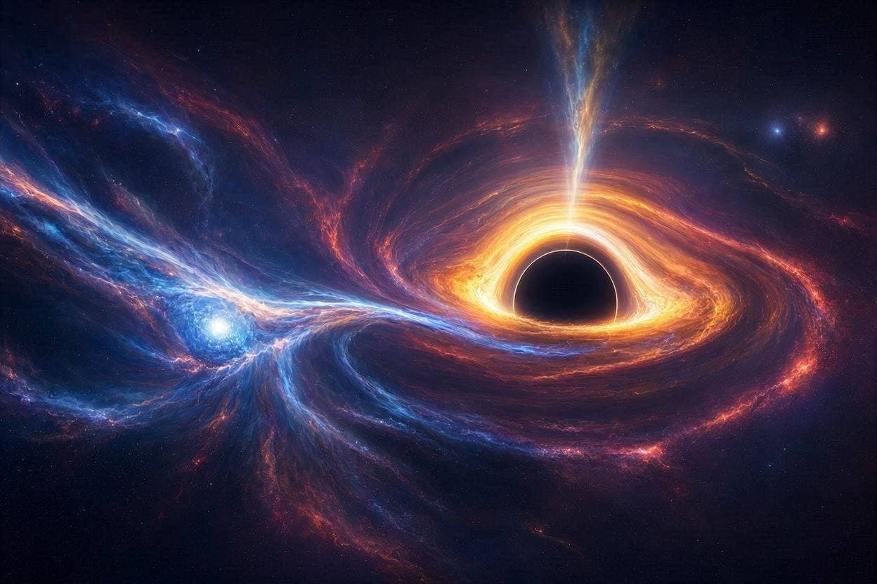 When a Star Meets Its End: A Rare Black Hole Event