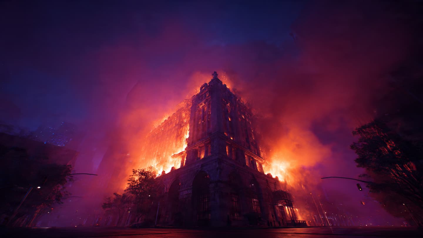 The Weight of Rising Smoke Over Old Stone: Reflections on a Suspected Arson