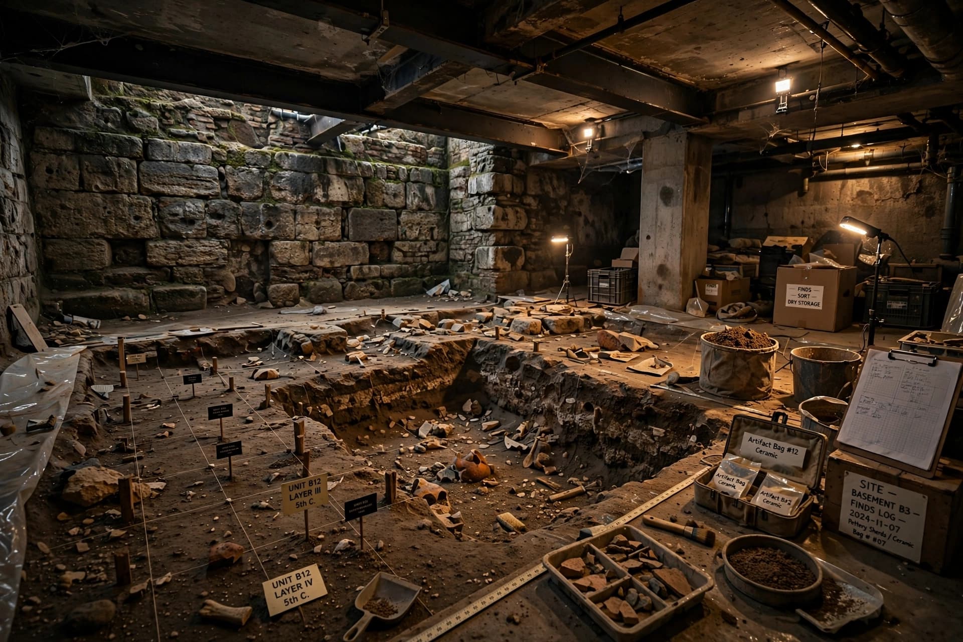 Ancient wall beneath Paris may reveal first settlement site