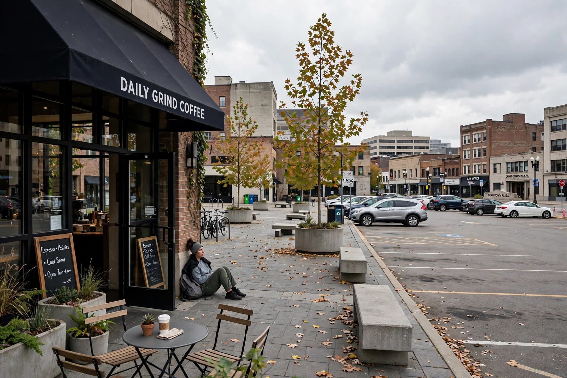 On Colborne Street, Two Crises Meet at the Same Door