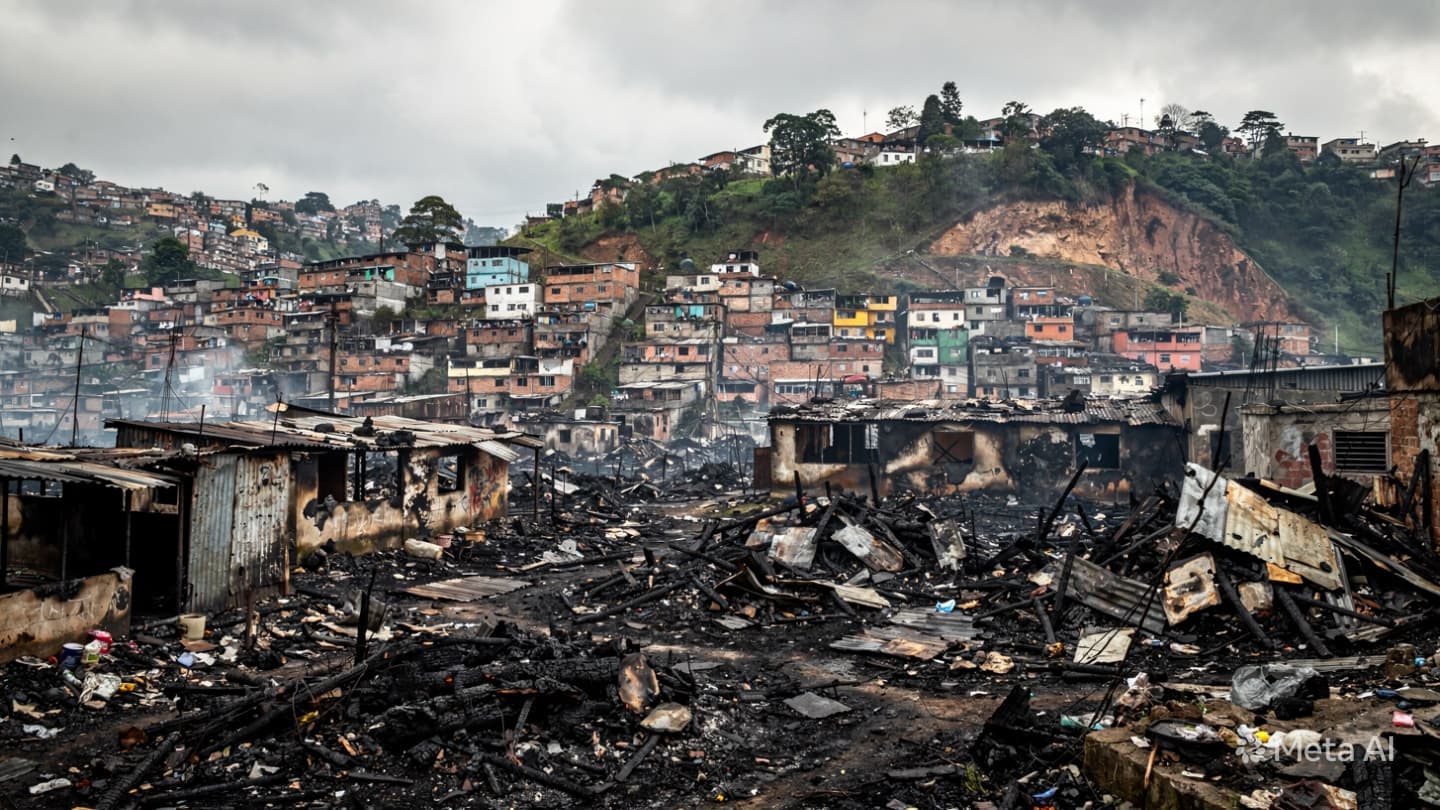 Tragic Fire in São Paulo: One Resident Dead After Blaze Sweeps Through Dense Favela Settlement