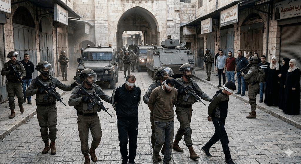 Saturday Raid: Israeli Forces Storm Nablus, Detaining Three Including Former Prisoners