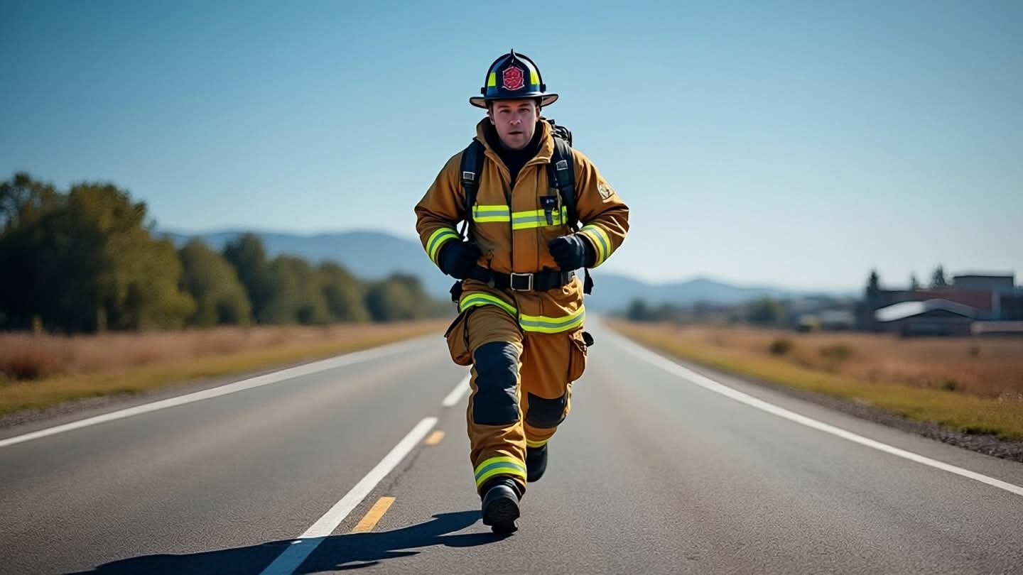 Steps of Solidarity: A Firefighter’s Charitable Challenge