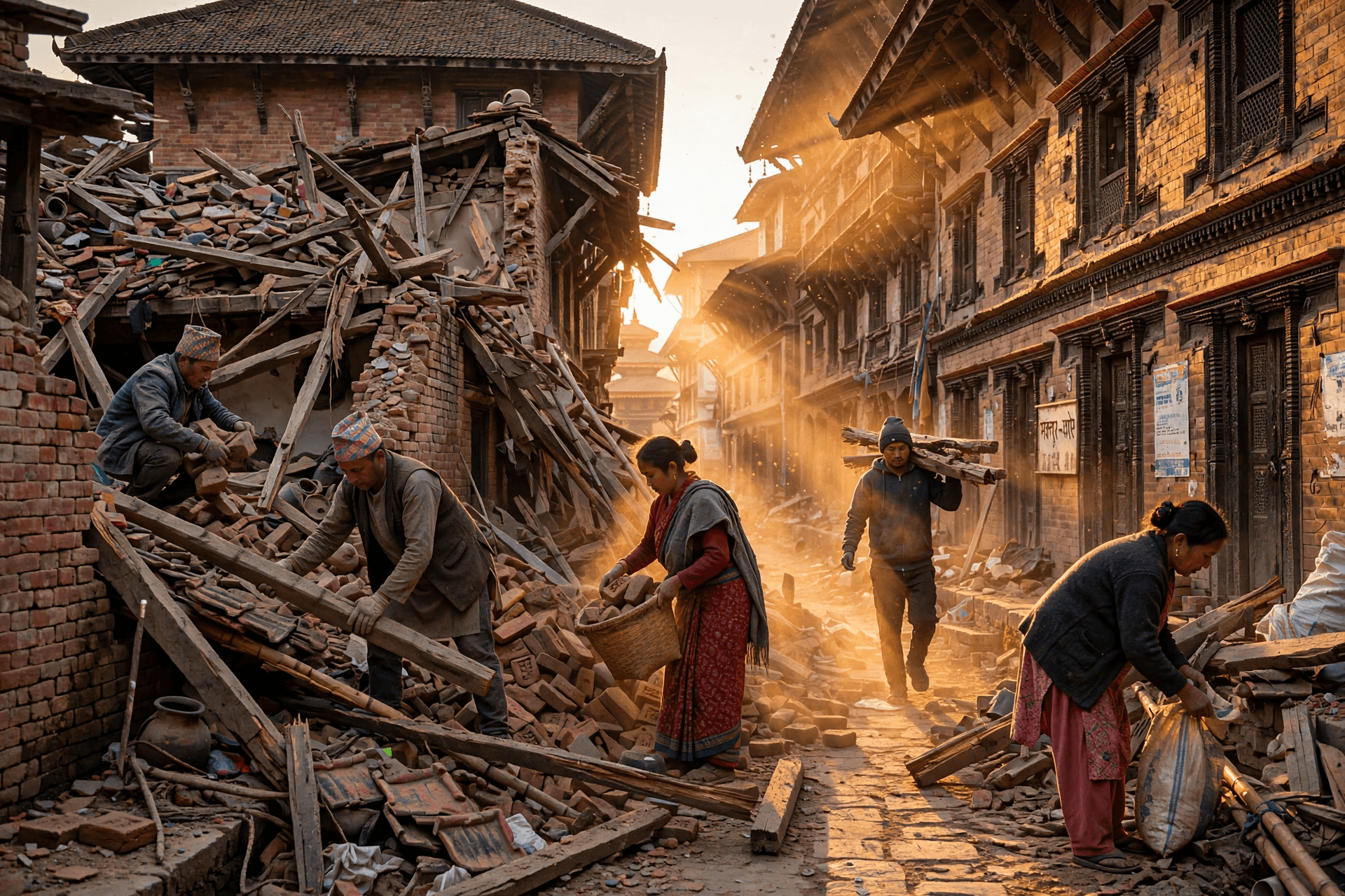 Fatal Building Collapse, Bhaktapur: Three Lives Lost As Old Structure Gives Way Under Rain
