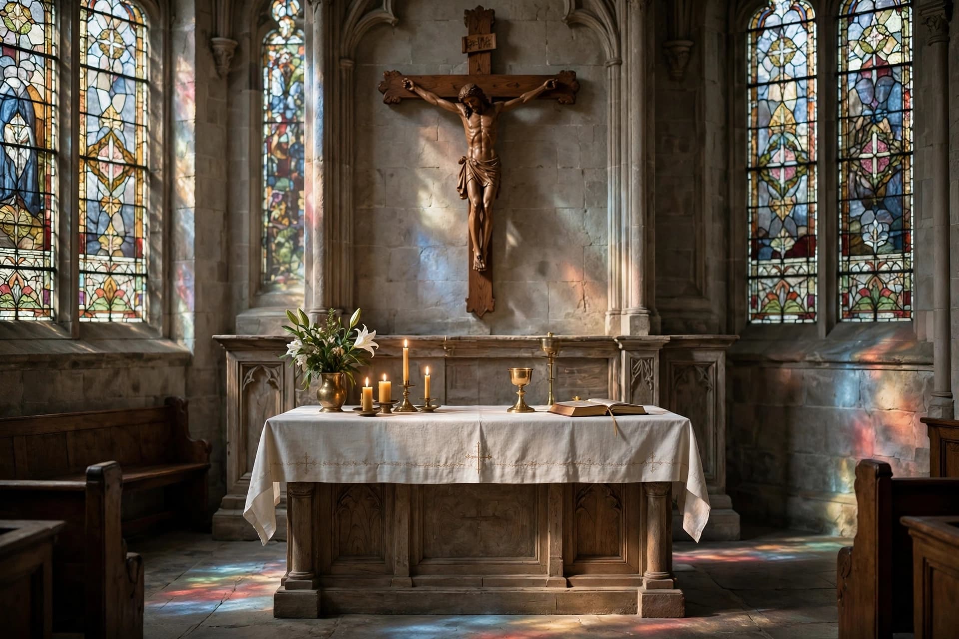 A priest's final sermon was about time; the cross did not wait