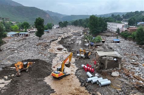 Gansu Flash Floods Kill 25, Injure 23 After Earlier Toll Raised