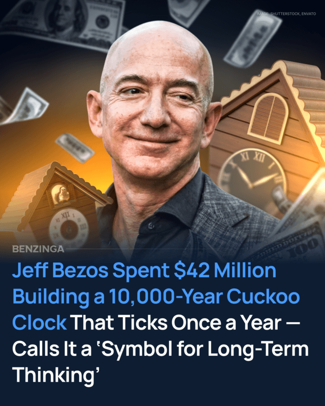 Jeff Bezos' 10,000-Year Clock Aims to Inspire Long-Term Thinking