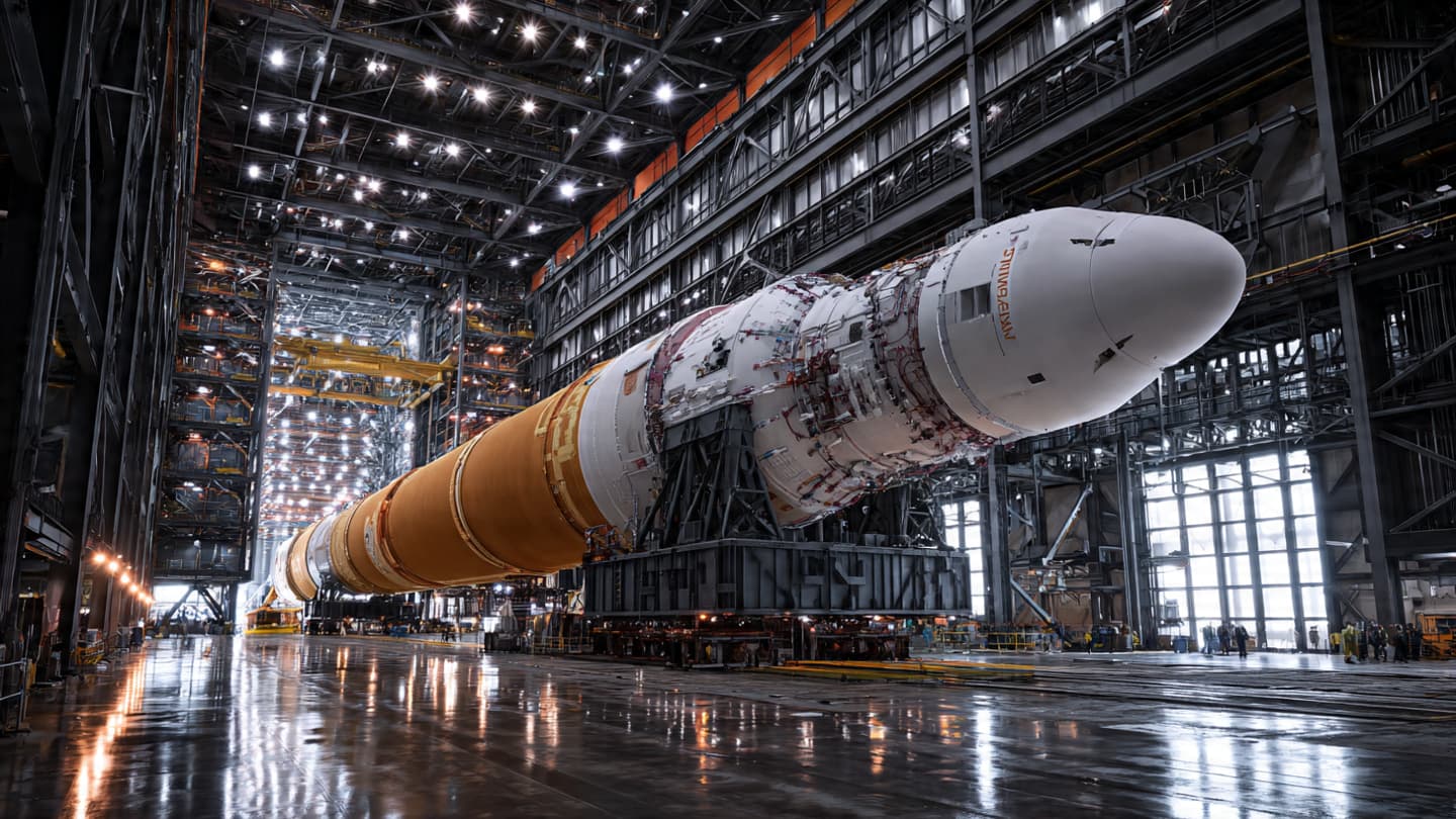 Another Moon Journey Begins Quietly Inside Kennedy Space Center