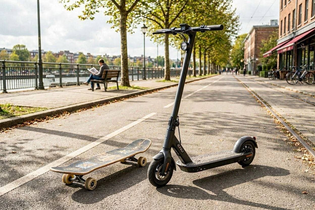 A Tragic End: Man Dies in E-Scooter and Skateboard Crash
