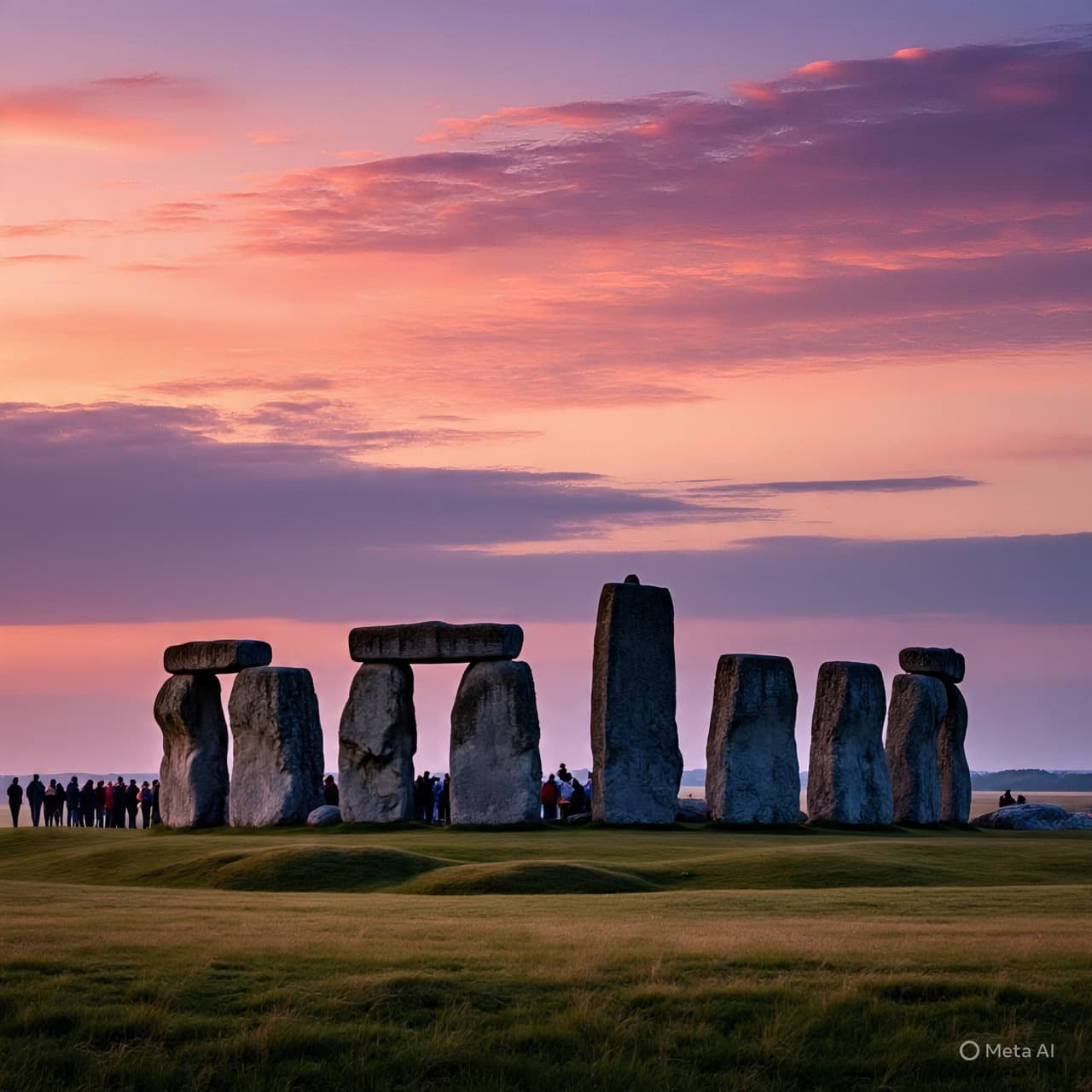 Thousands Gather as the Year Turns at Stonehenge