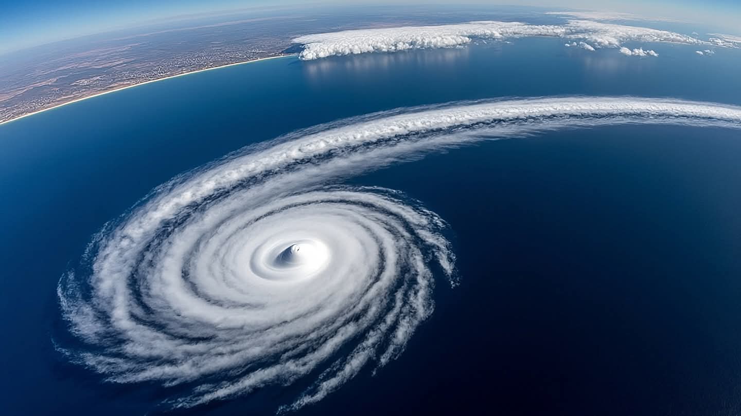 From Space to Shore: The Impact of Typhoon Saudel 