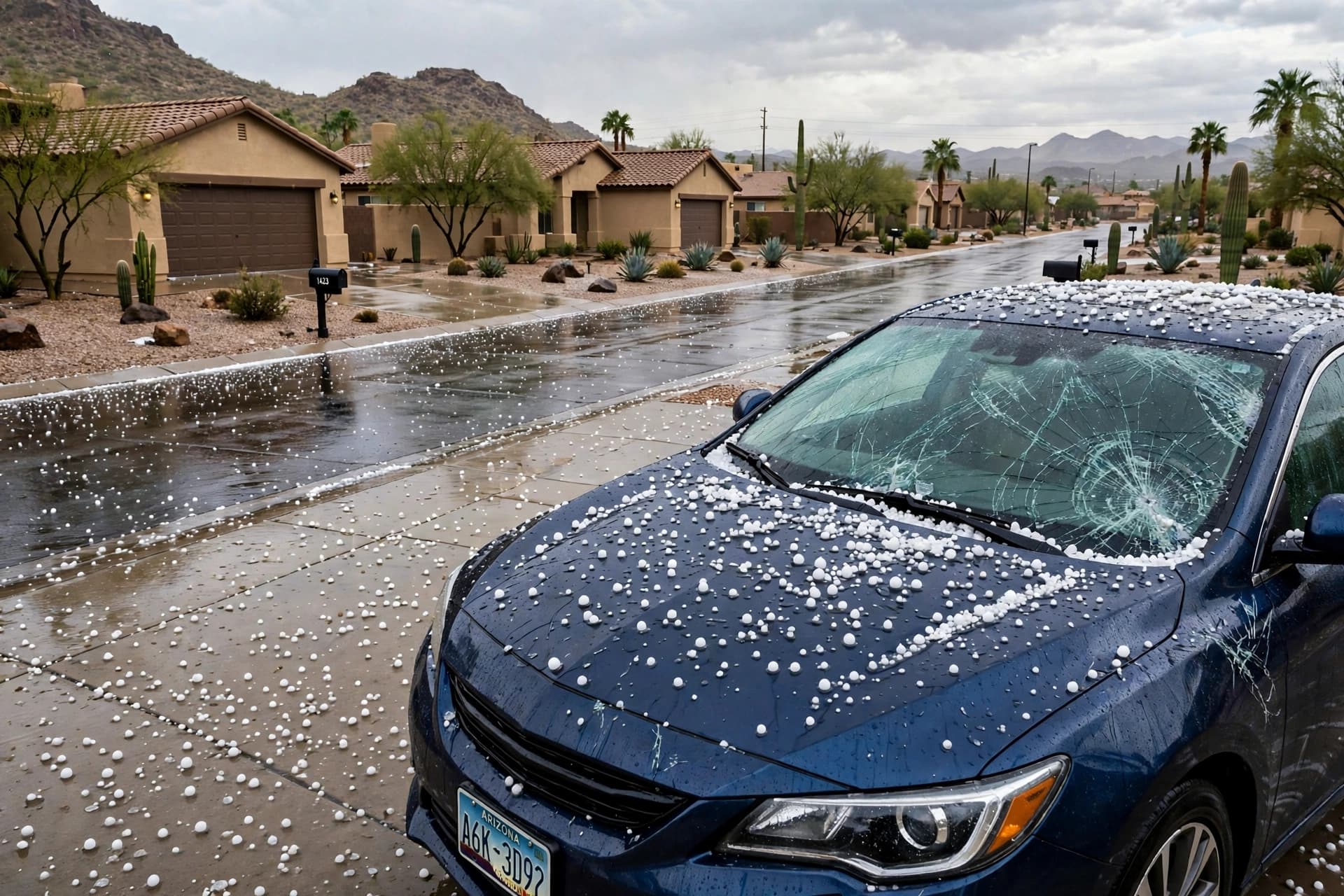 When the Sky Throws Stones Instead of Rain