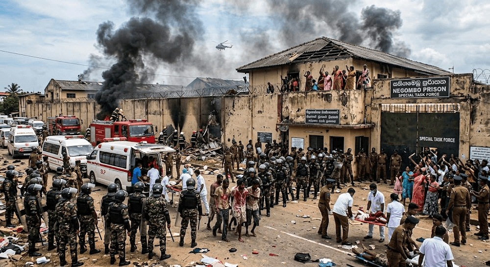 25 Killed and Over 100 Hospitalized Following Massive Sri Lanka Jail Unrest