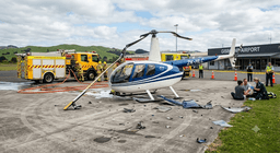 Scare at Gisborne Airport: Two Escape with Minor Injuries After Helicopter 'Hard Landing'