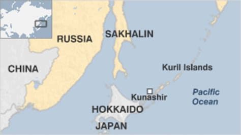 Japan Weighs New Russia Sanctions After Putin’s First Visit to Disputed Kuril Islands