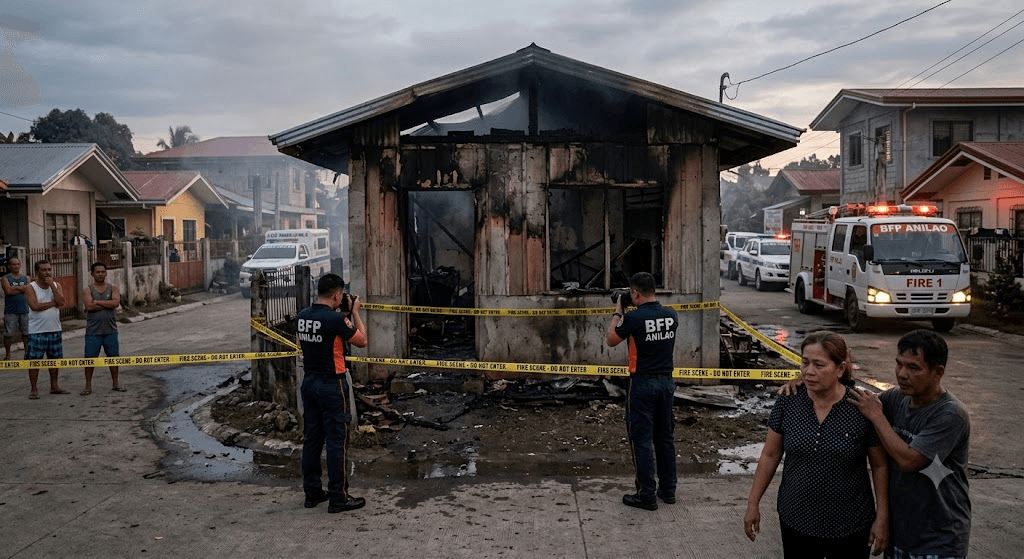 Tragedy in Iloilo: 84-Year-Old Woman Killed in Sudden Wednesday Night House Fire