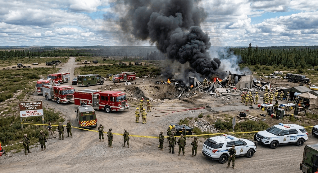 Tragedy Strikes Alberta: Disaster Unleashed at Canadian Military Base Leaves Multiple Casualties