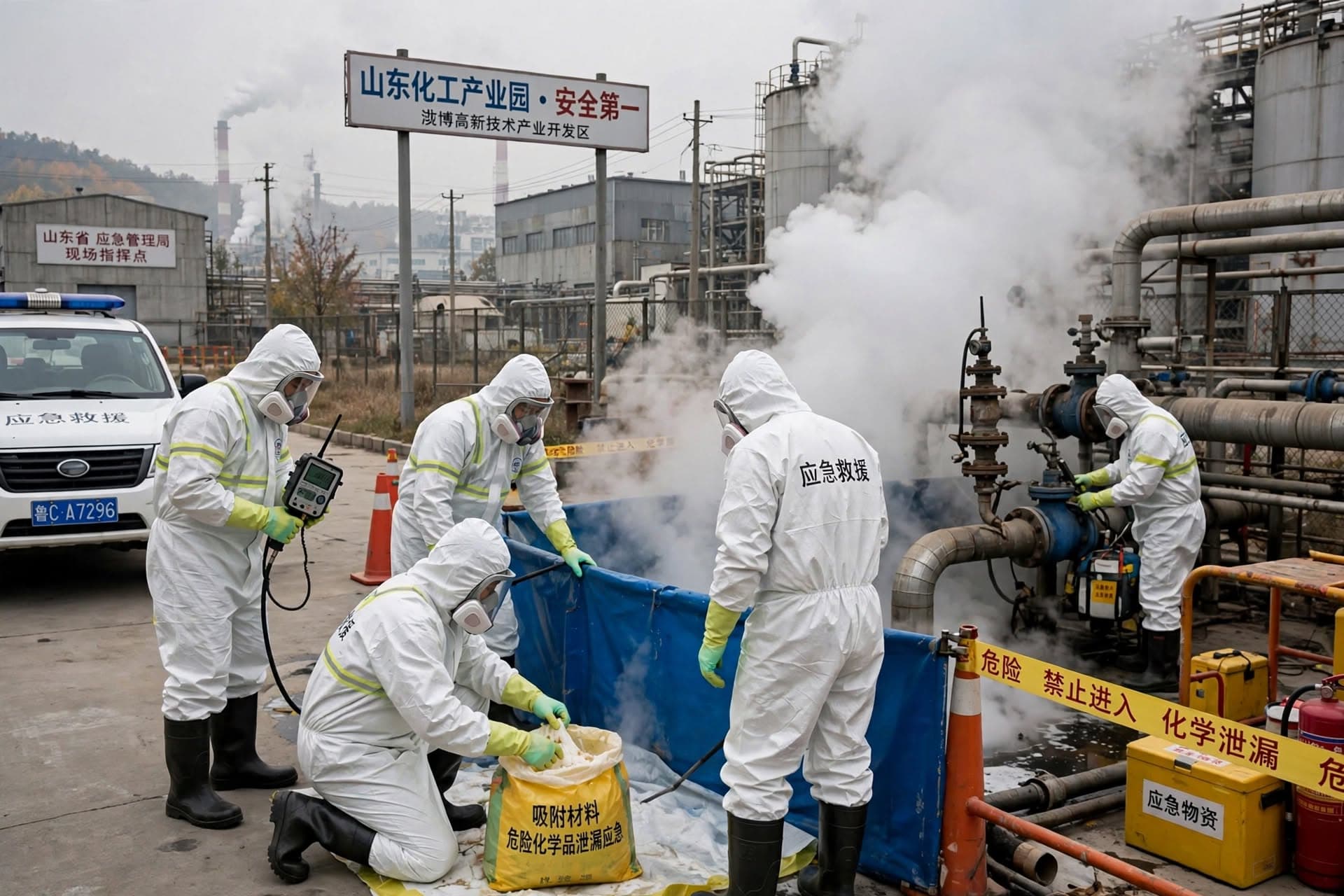 Chemical Leak At Shandong Industrial Park, Fourteen Workers Hospitalized After Gas Exposure