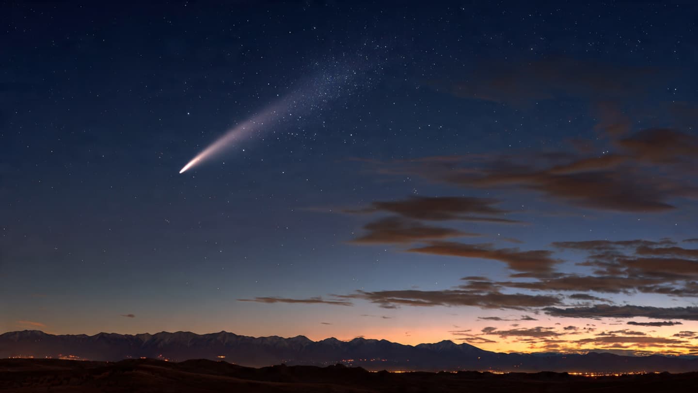 From the Edge of Time, What Does a Distant Comet Reveal?