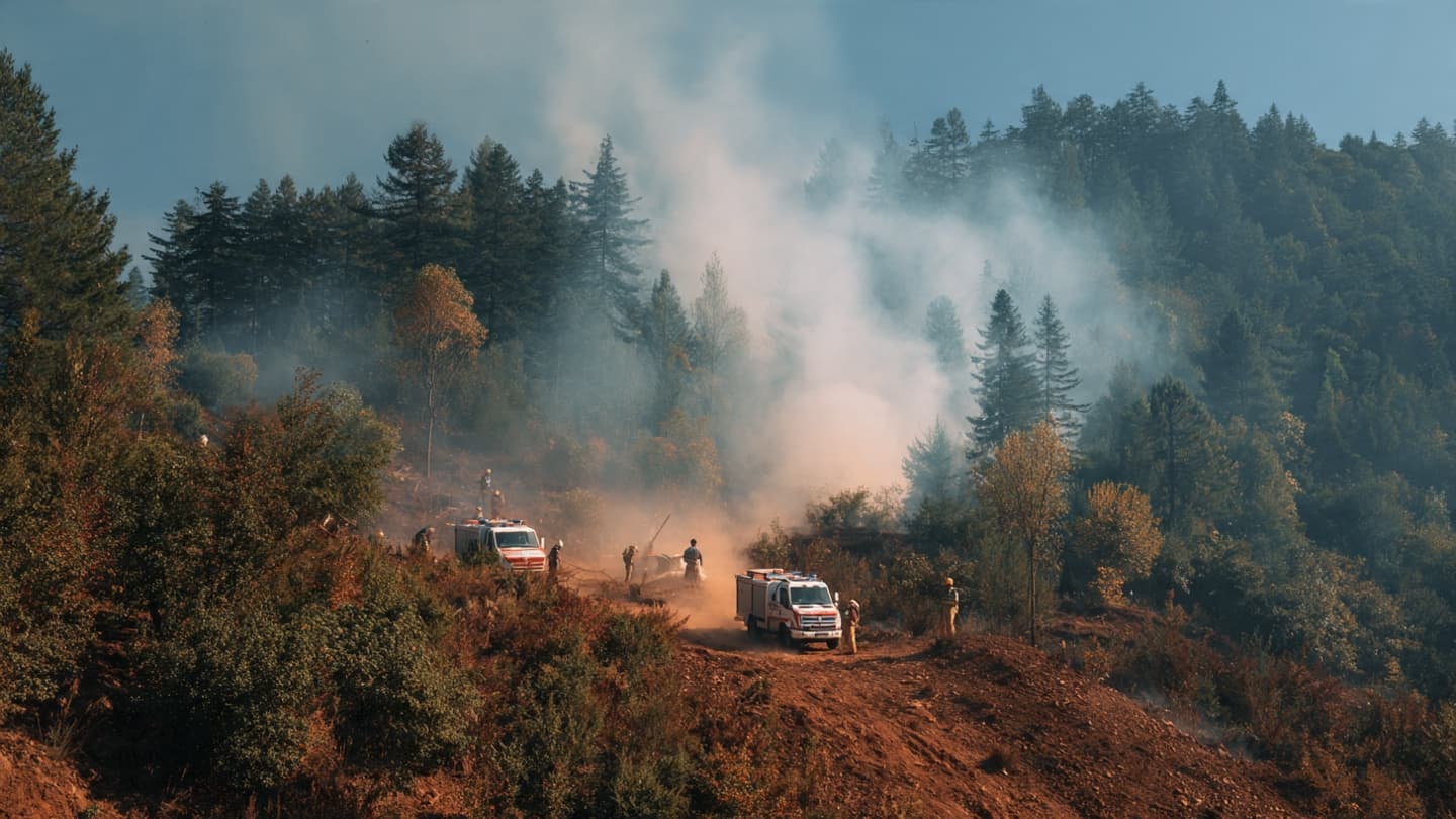 Between French Forests And Summer Winds: A Quiet Landscape Transformed By Flames Across Southern Horizons