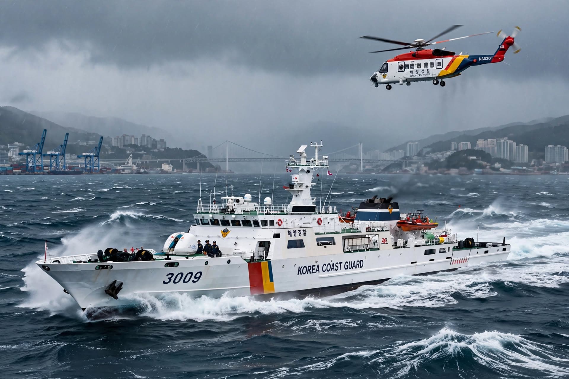 South Korean Waters Tragedy: Cargo Ship Goes Down, Three Crew Missing Amid Ongoing Search
