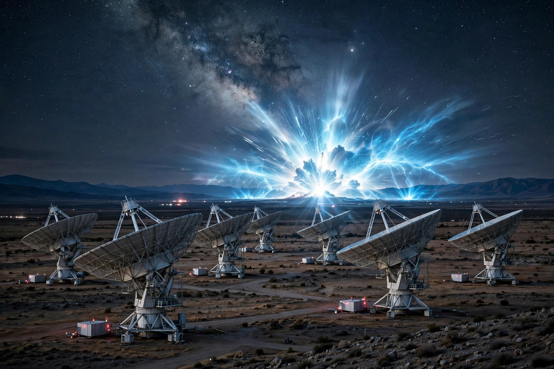 Astronomers Detect Mysterious Fast Radio Burst from Distant Galaxy