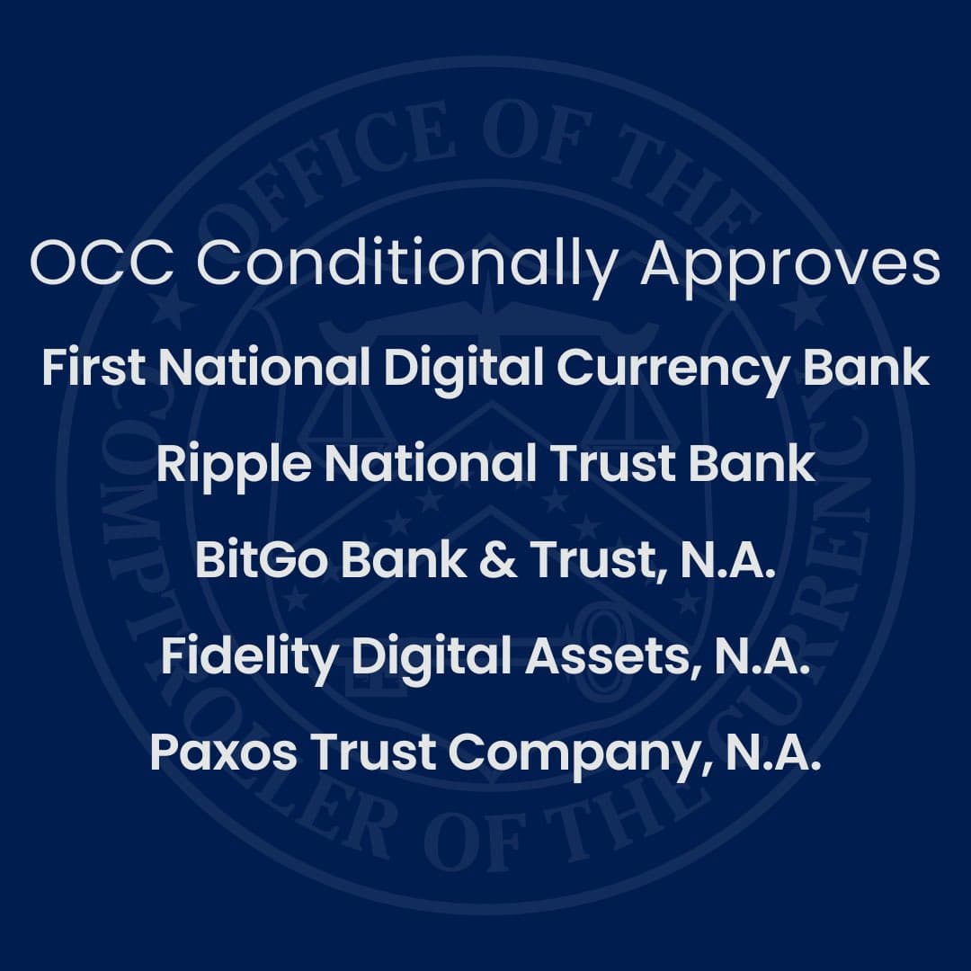 OCC Opens the Door: Digital Asset Firms Step Into the U.S. Banking System