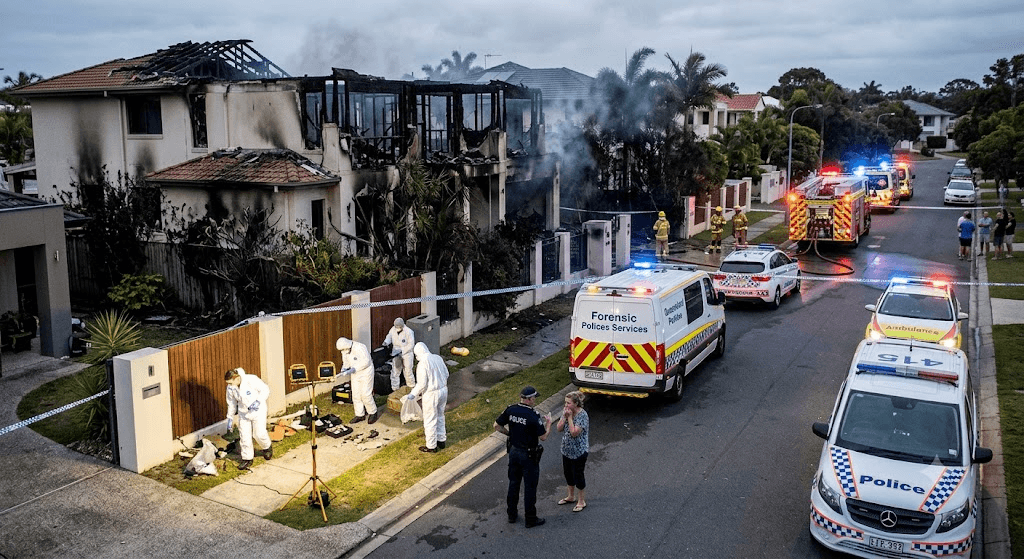 Tragedy on Hope Island: Arson Attack Leaves One Dead, Two Critically Injured