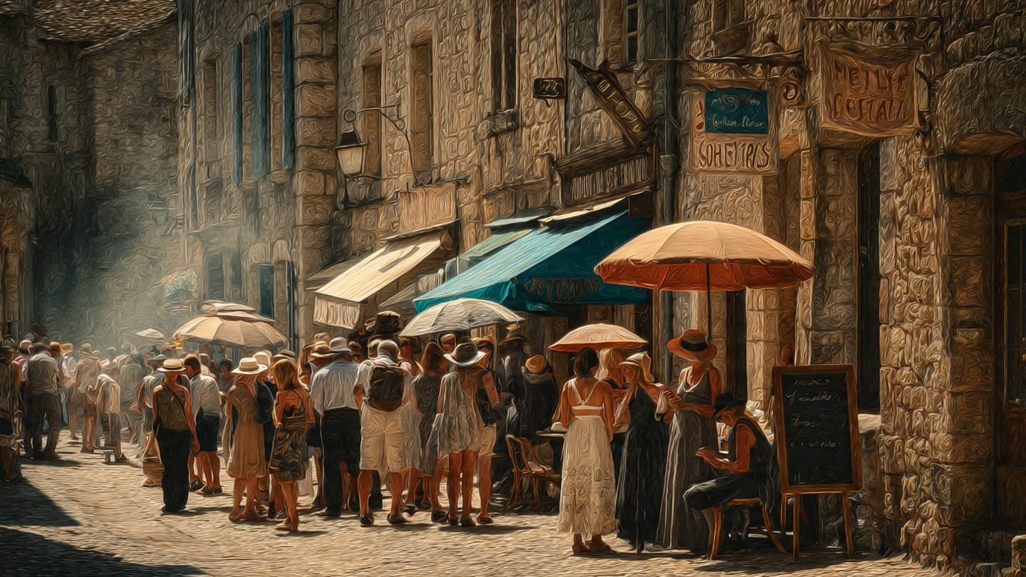 When Travelers Follow the Shade Instead of the Sun