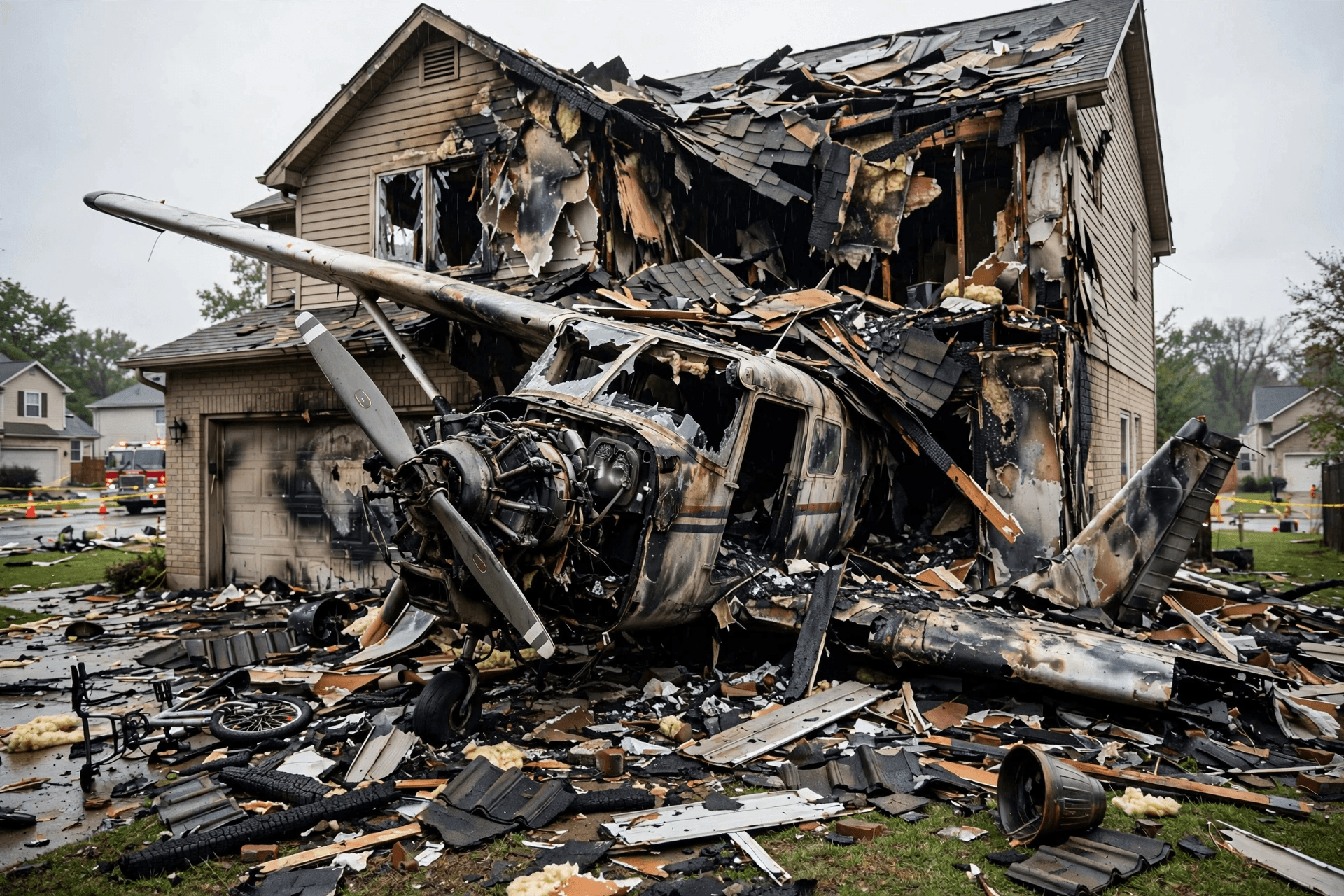 Tragedy in Venezuela: Two Dead After Small Aircraft Crashes into Residential Area Today