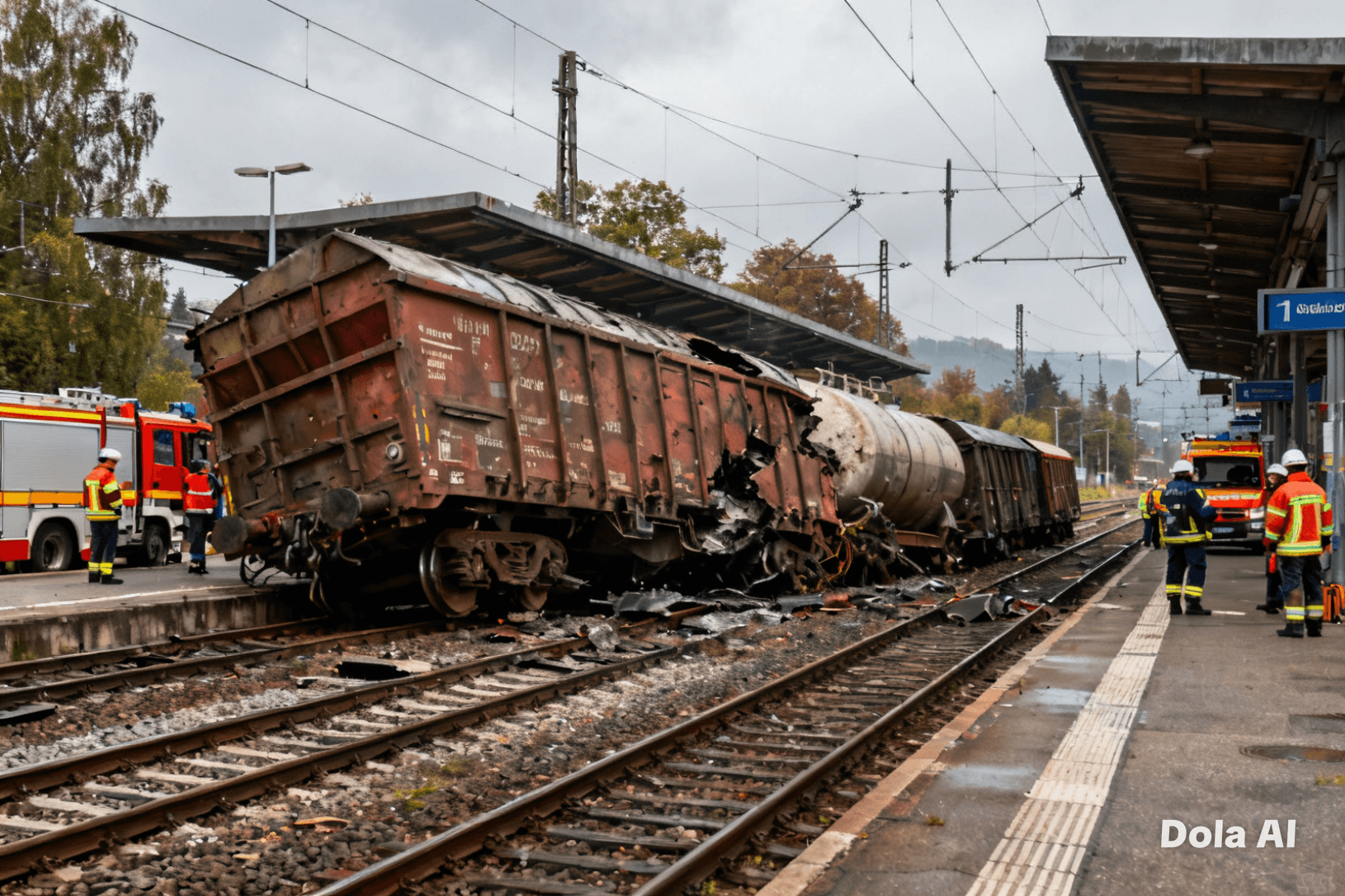When the Rhythm Breaks: A Derailment Near Mons and the Pause That Followed