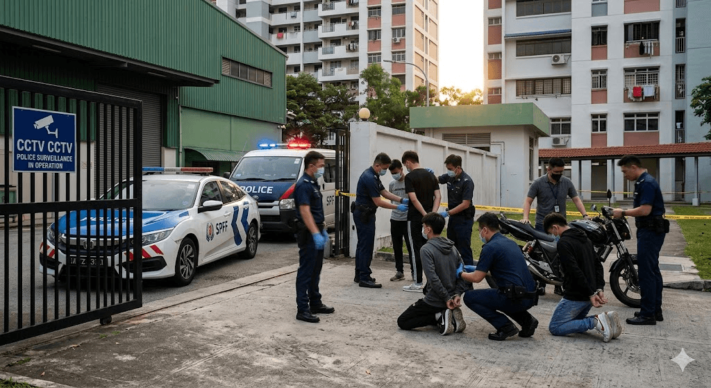 Woodlands Joyride Busted: 5 Arrested—Including a 19-Year-Old—for Alleged Motorcycle Theft