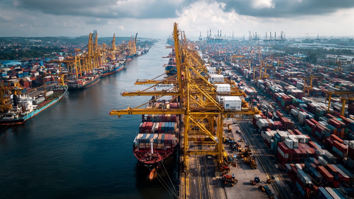Between Indonesia’s Ports and Markets, A Trade Surplus Carries the Weight of Seven Months