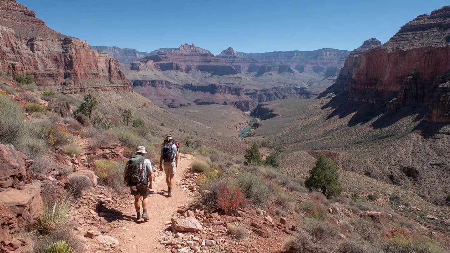 Beauty And Heat Meet Uneasily Along The Grand Canyon's Trails