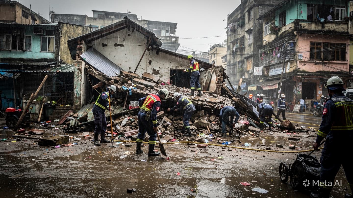 Fatal Monsoon Rains Mumbai: Twelve Die in Building Collapses and Road Cave-Ins Today
