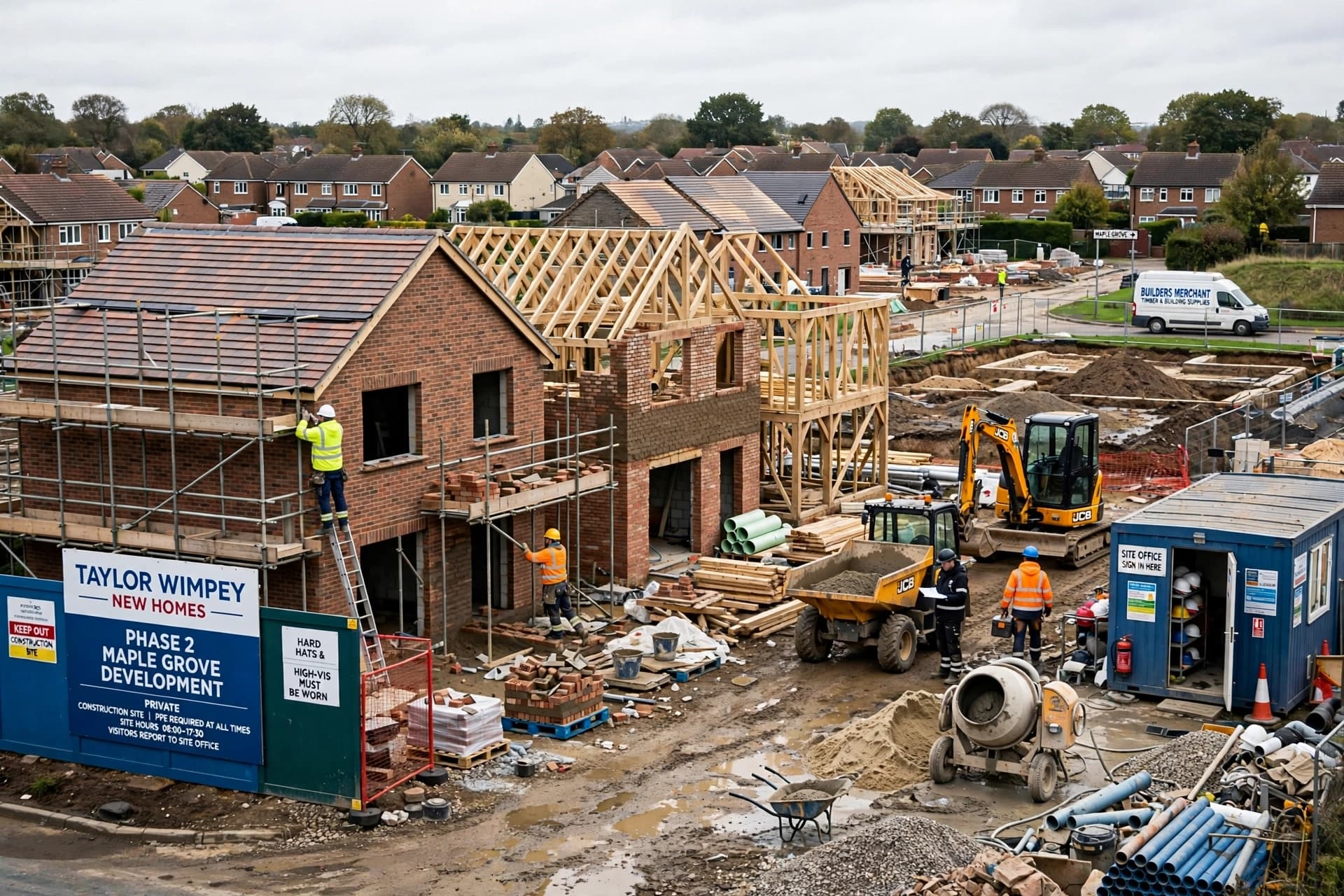 2. As Britain Opens a New Housing Chapter, Homebuilder Shares Lift the FTSE 250 Across London’s Financial Market